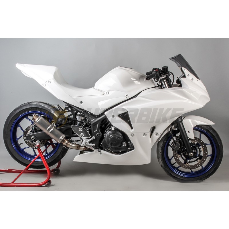 Carenado de fibra Yamaha R3 2015-2018
