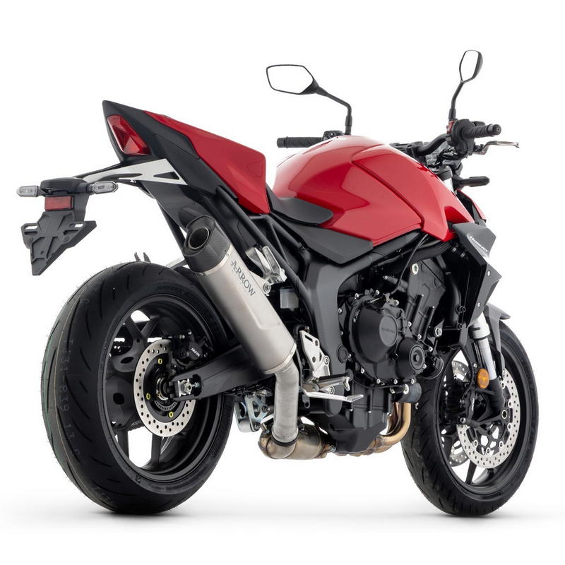 Escape Indy Race EVO titanio fondo carbono Honda CB1000 Hornet / SP 2025-