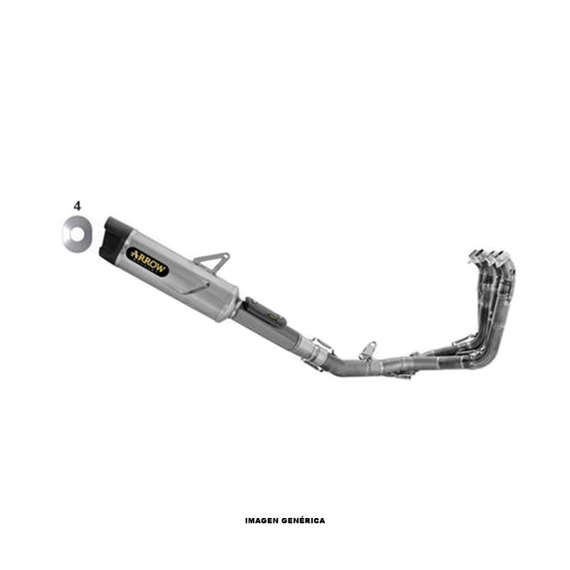 Sistema completo Competition full titanium para Honda CBR1000RR-R 2024-2025