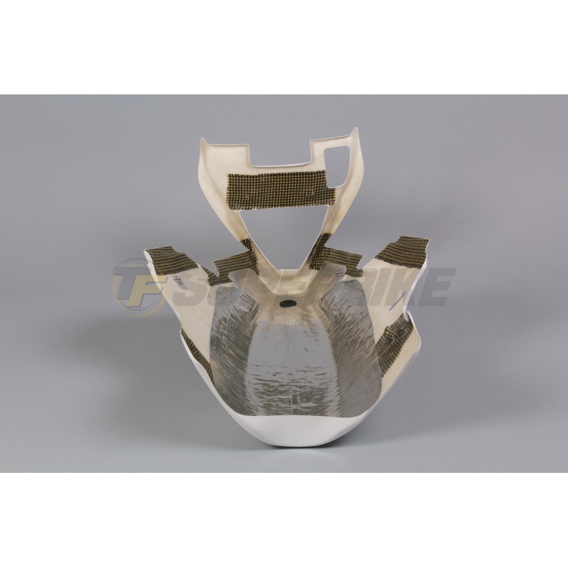 Quilla fibra de vidrio escape racing Ducati 848 / 1098 / 1198 PERFORMANCE