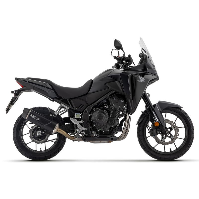 Escape Indy Race EVO aluminio Dark fondo carbono Honda CB500 Hornet / NX500 2024-