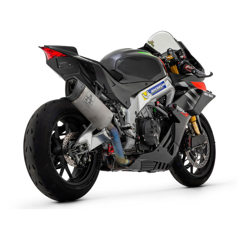 Escape Pista titanio con conector acero Aprilia RSV4 Factory 2019-2020