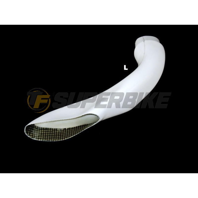 Tobera izquierda fibra de vidrio Aprilia RSV4 2009-2014