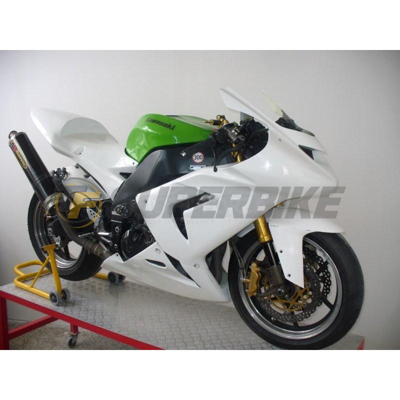 Carenado de fibra Kawasaki ZX-10R 2004-2005 colín racing