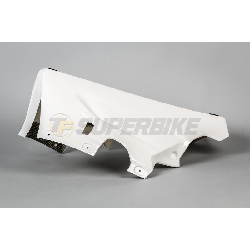 Quilla fibra de vidrio escape racing Yamaha R6 2017-2025