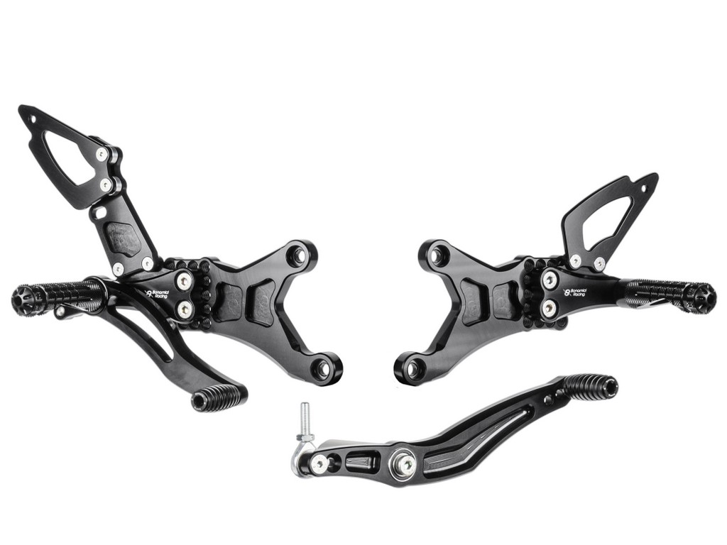 Estriberas regulables Yamaha YZF R1 2007-2008 cambio invertido