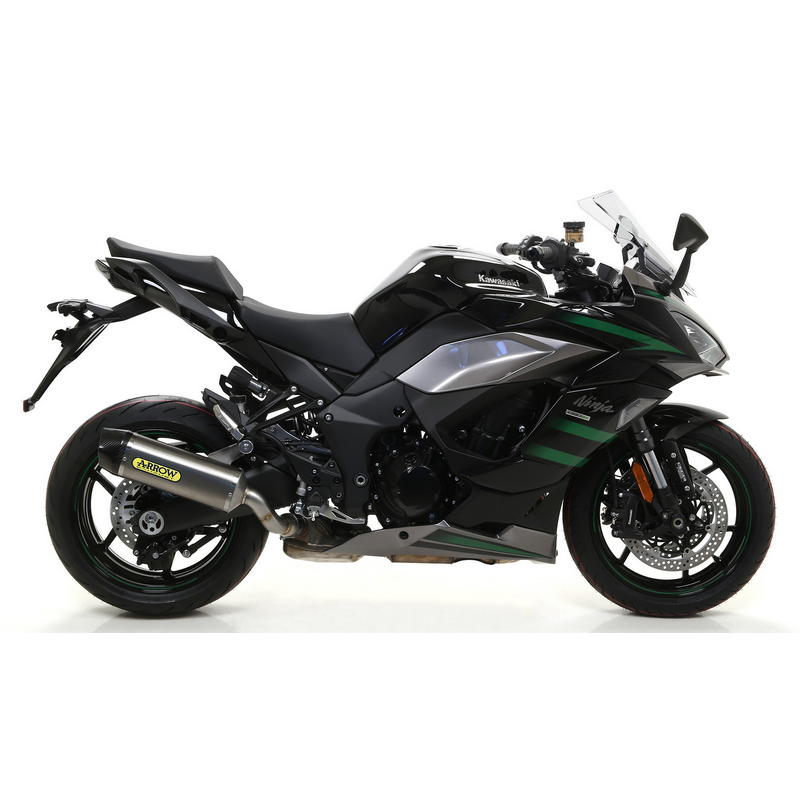 Escape Indy-Race titanio fondo carbono Kawasaki Z1000SX / Tourer 2020-2024