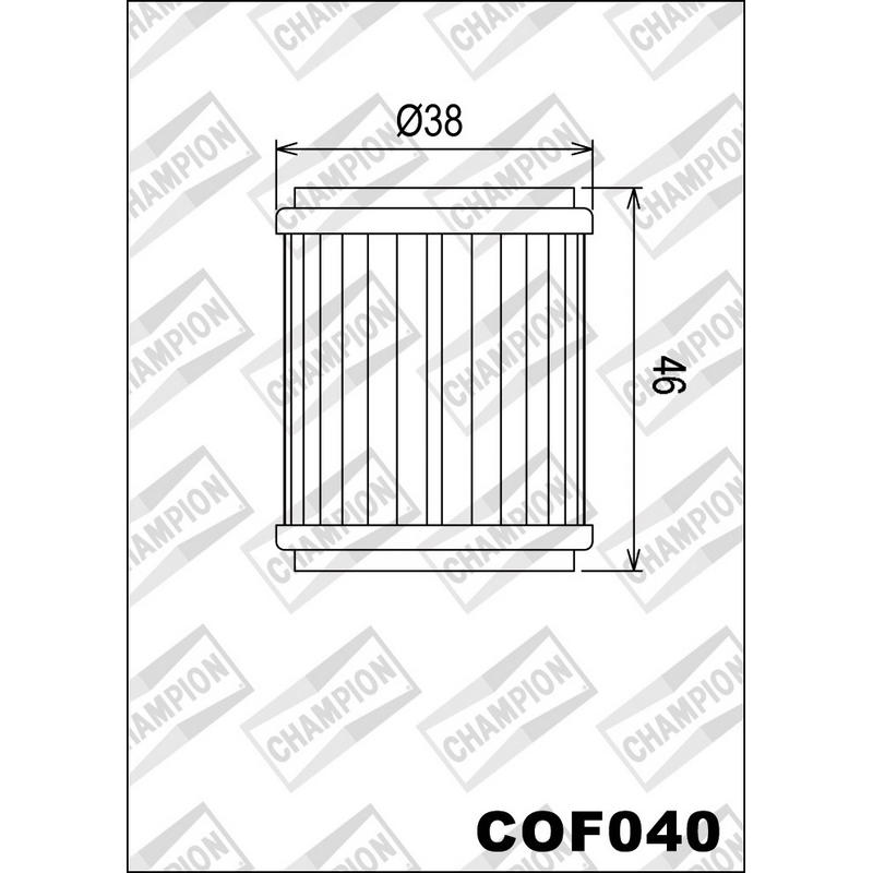 Filtro de aceite COF040 Gas Gas / Yamaha 125-450cc