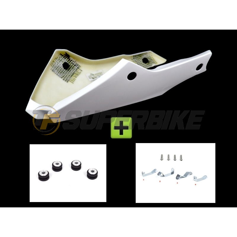 Quilla fibra de vidrio v2 Triumph Speed Triple 1050 2011-2015 con kit de montaje