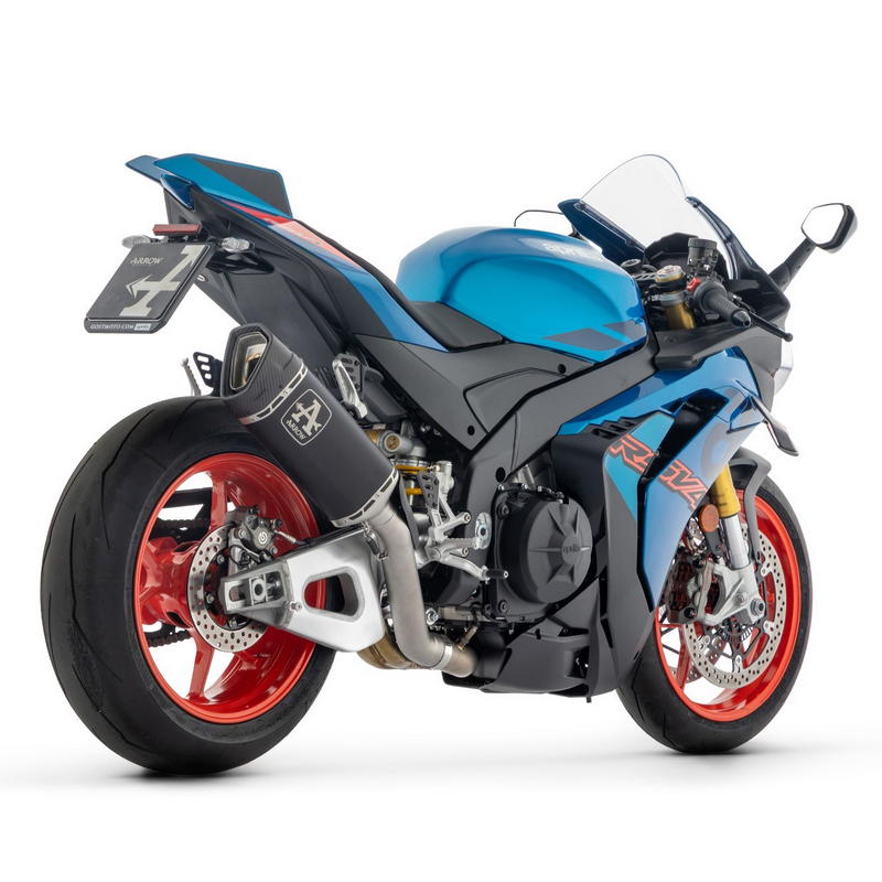 Conector central supresor catalizador titanio Aprilia RSV4 2025-