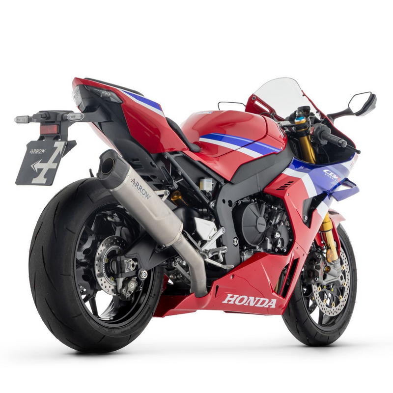 Escape Indy Race EVO titanio fondo carbono Honda CBR1000RR-R 2024-2025