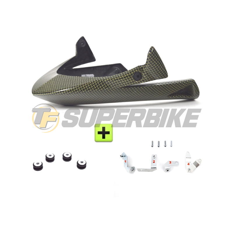 Quilla fibra de vidrio Triumph Speed Triple 955i 2003-2004 con kit de montaje