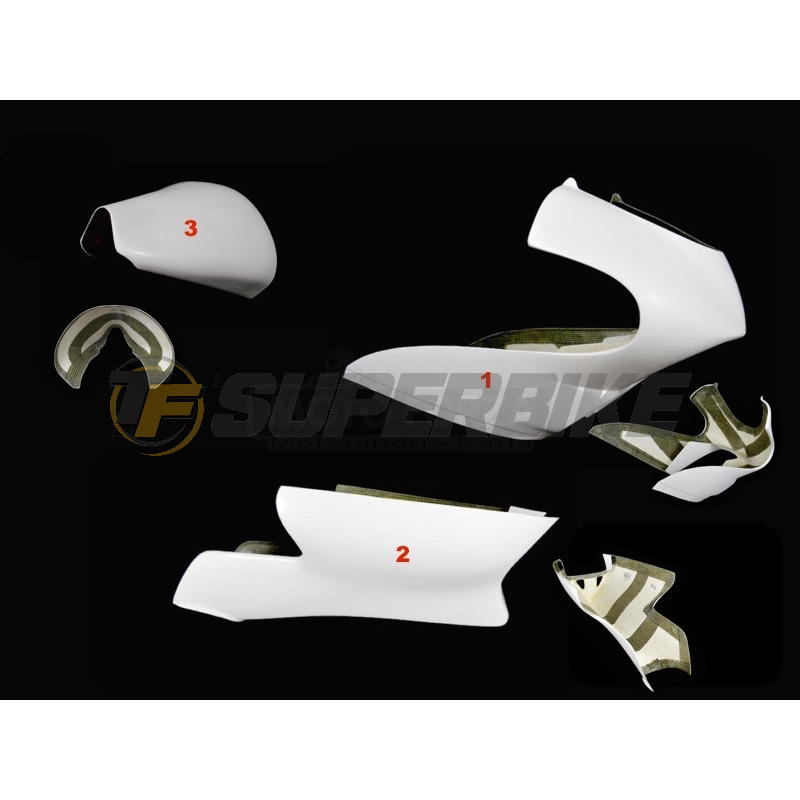Carenado de fibra Aprilia RS 125 R GP 2003