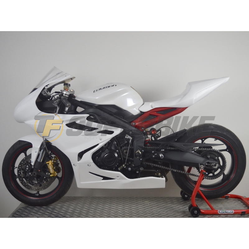 Carenado de fibra Triumph Daytona 675 2013-2017 colín racing