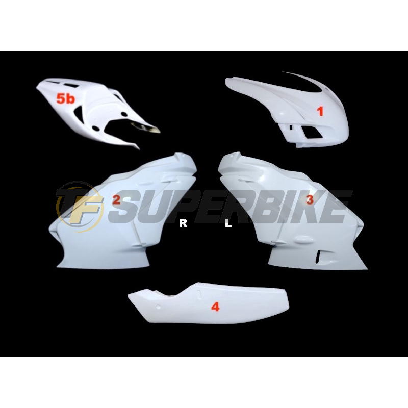 Carenado de fibra Ducati 749 / 999 2003-2004 colín asiento original v2