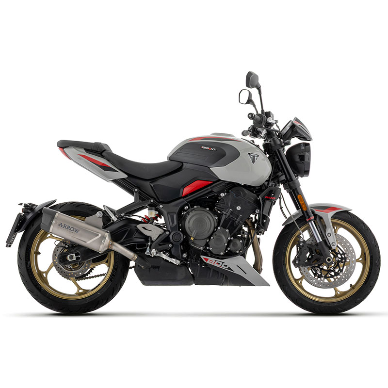 Escape Indy Race Evo titanio Triumph TRIDENT 800 2026+