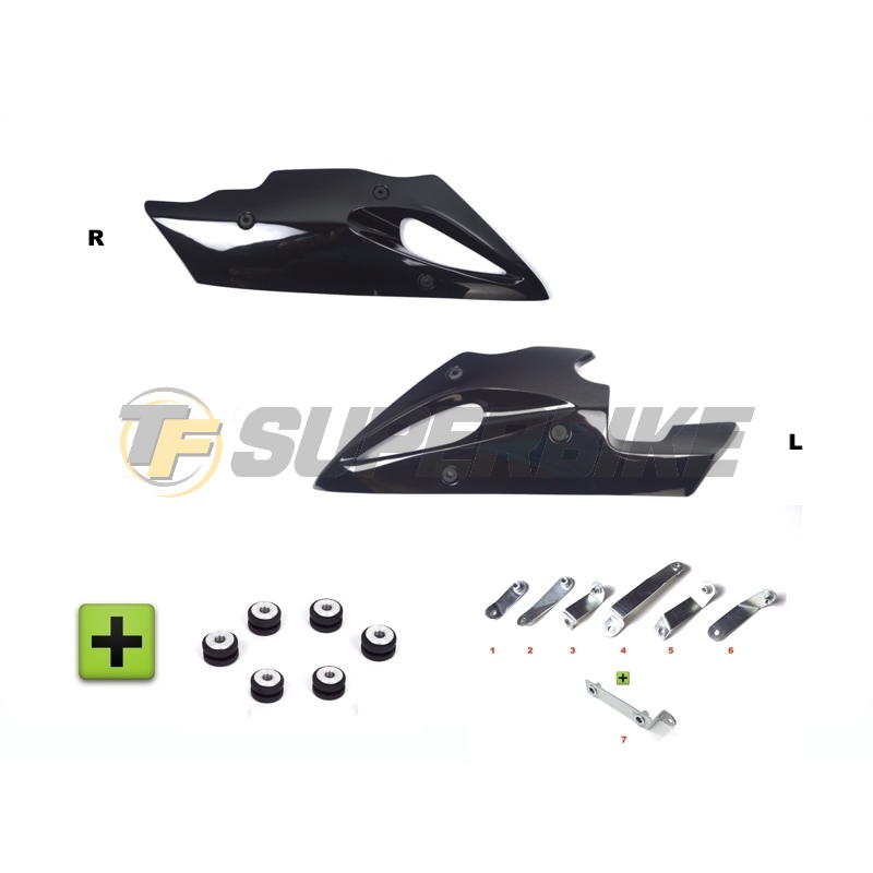 Quilla fibra de vidrio Yamaha FZ8 / Fazer 2010-2016 con kit de montaje