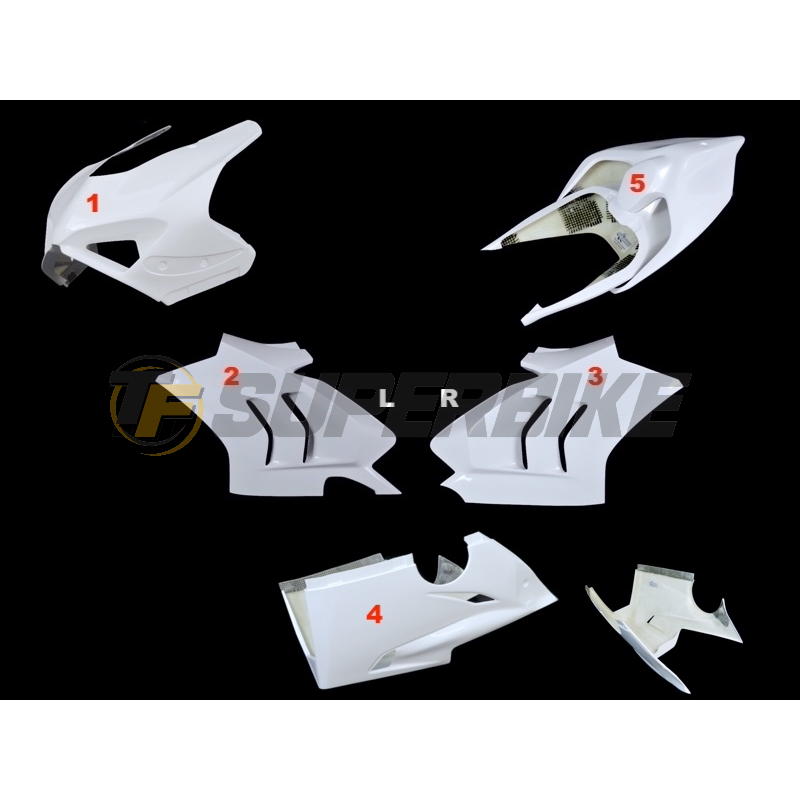 Carenado de fibra Ducati Panigale V4 / V4S / V4R 2018-2021 escape original