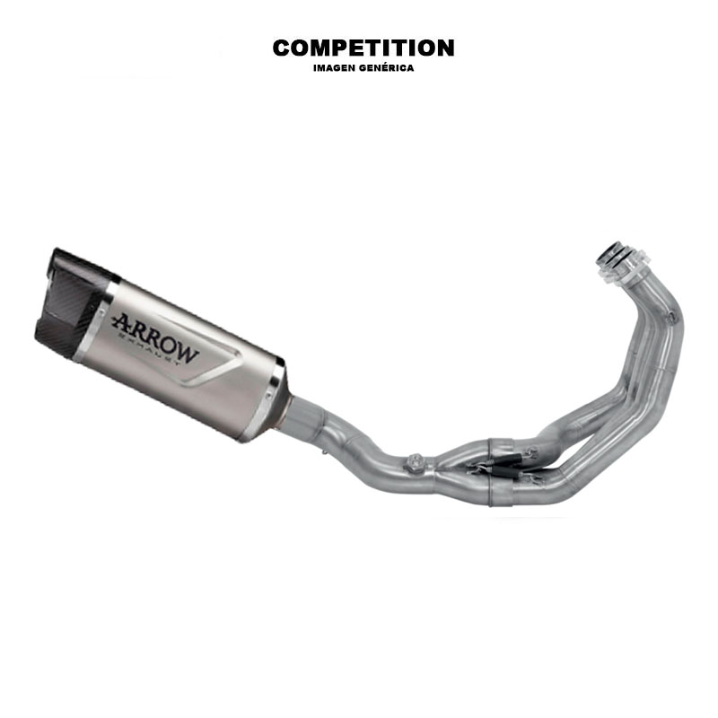 Sistema completo Competition Evo full titanio Indy Race Evo Triumph Daytona 660 2024-2026