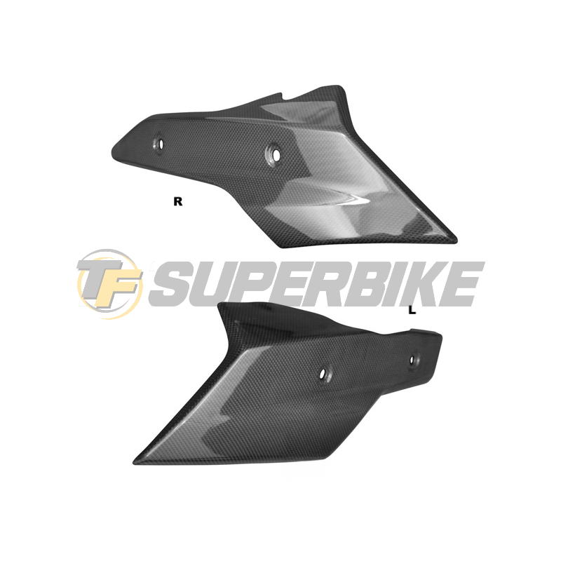 Quilla fibra de carbono Triumph Street Triple 675 2013-2016