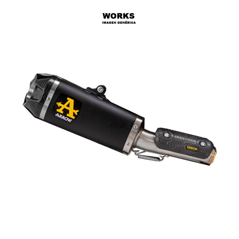 Escape Works Nichrom Dark fondo carbono Yamaha MT-07 / Tracer 700 2020-2024