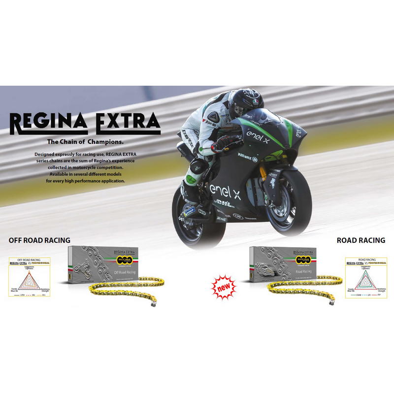 Cadena REGINA Motocross GPXV Extra paso 520
