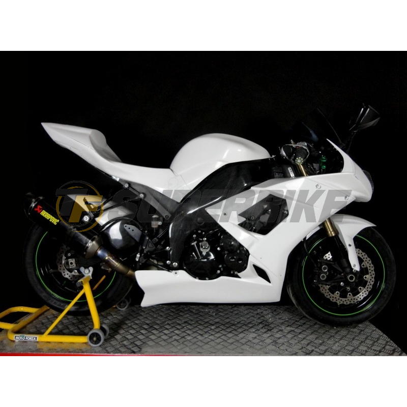 Carenado de fibra Kawasaki ZX-10R 2008-2010 colín racing