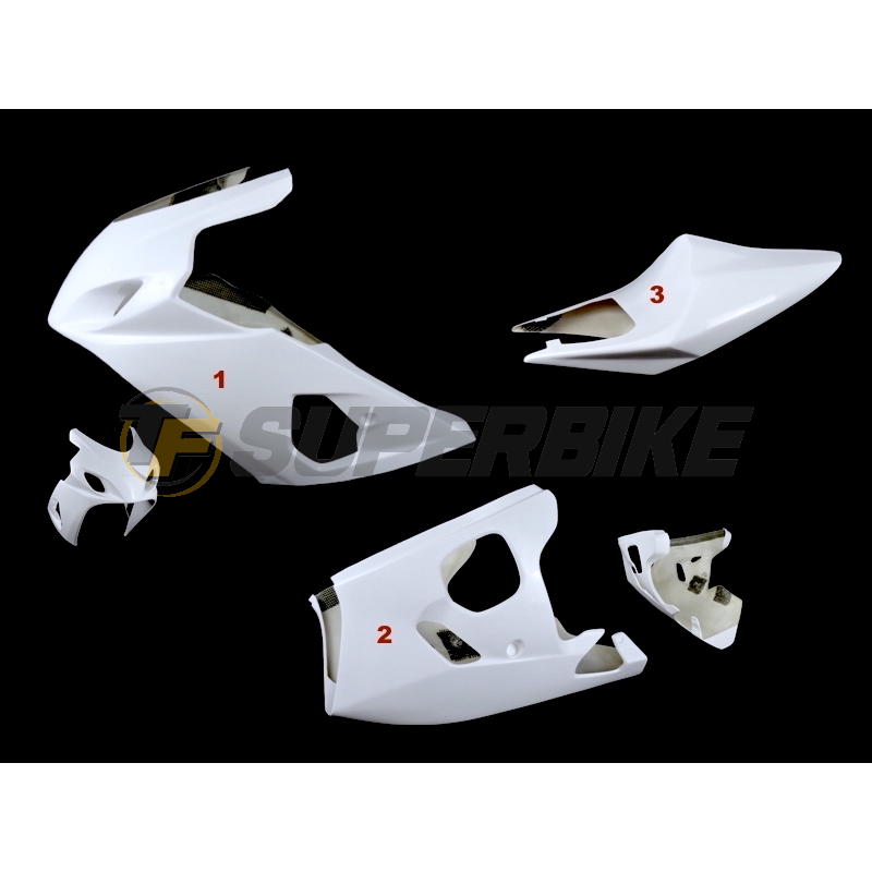 Carenado de fibra Suzuki GSX-R 600 / GSX-R 750 2004-2005 colín asiento original