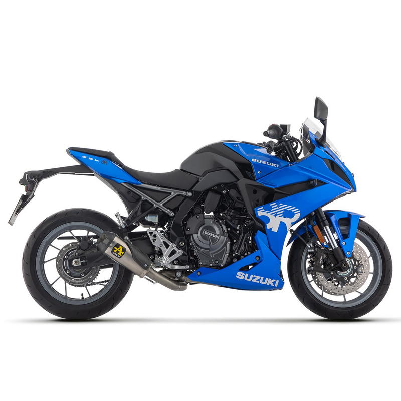 Sistema completo homologado Works titanio fondo carbono Suzuki GSX-8R / GSX-8S 2025-