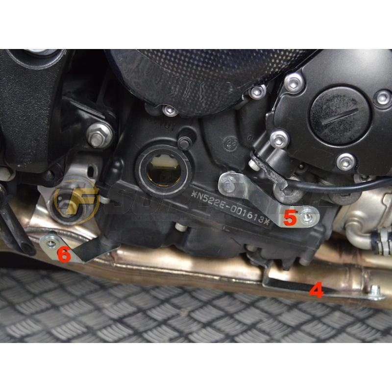 Quilla fibra de vidrio Yamaha FZ8 / Fazer 2010-2016 con kit de montaje