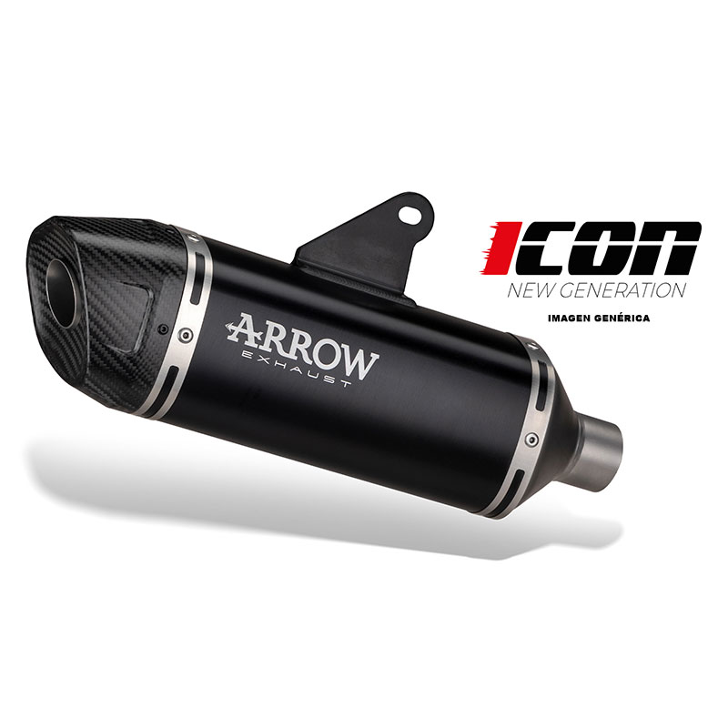 Escape Icon aluminio Dark Yamaha YZF-R3 2025-2026