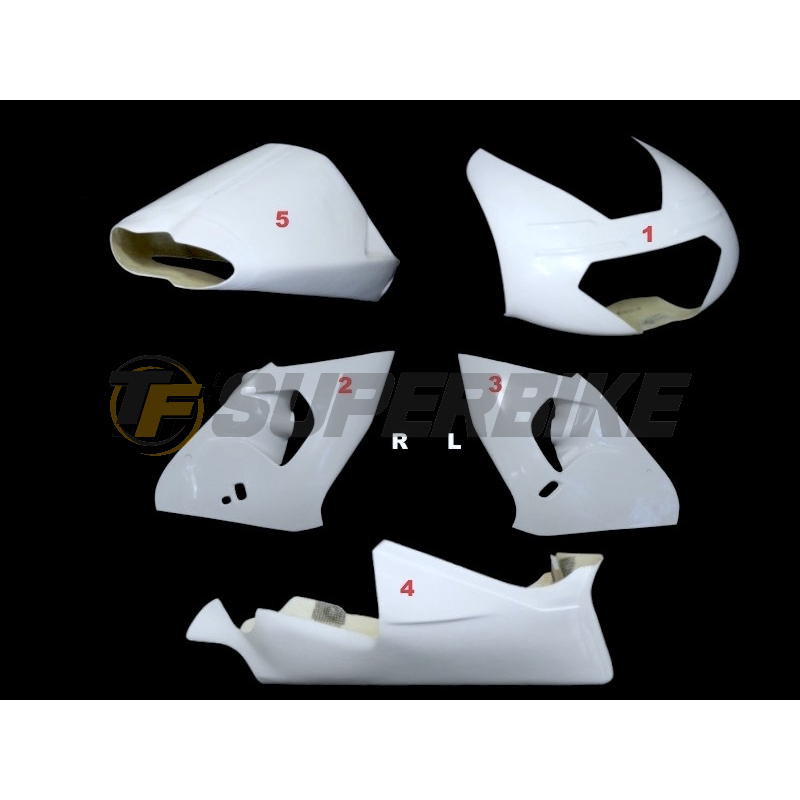 Carenado de fibra Street Aprilia RSV Mille 1000 1998-2000