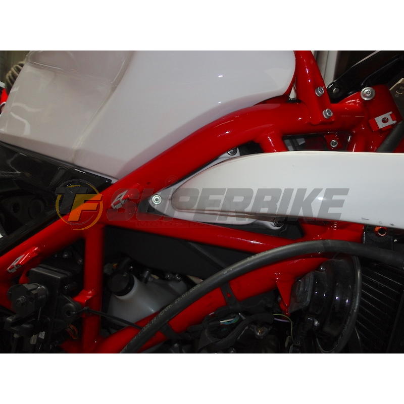 Tobera izquierda fibra de vidrio Ducati 848 / 1098 / 1198