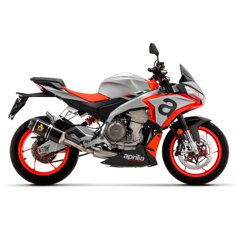 Escape Indy Race aluminio Dark fondo carbono Aprilia RS660 / Tuono 660 2020-2024