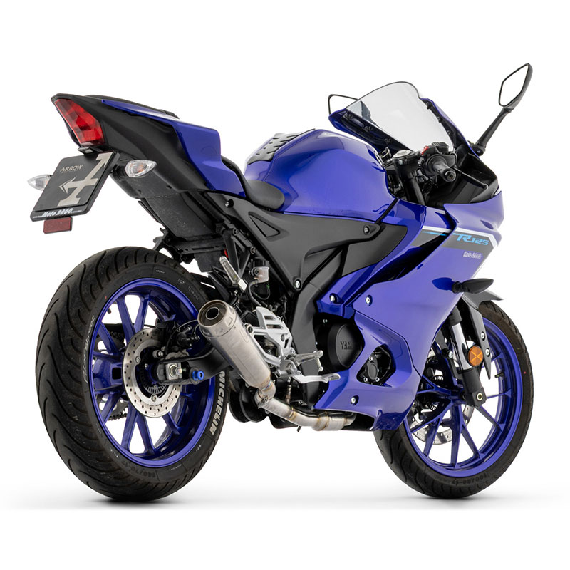 Sistema completo con escape Pro-Race Nichrom Yamaha YZF-R125 / MT-125 2025-2026