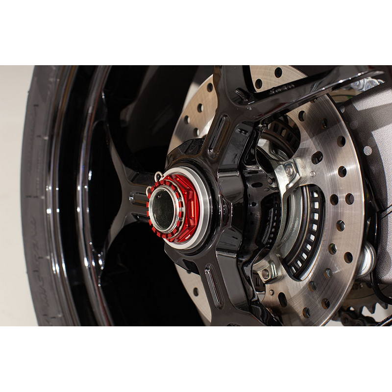 Tuerca ergal Thunderbolt eje trasero Ducati monobrazo (M38x1,50)