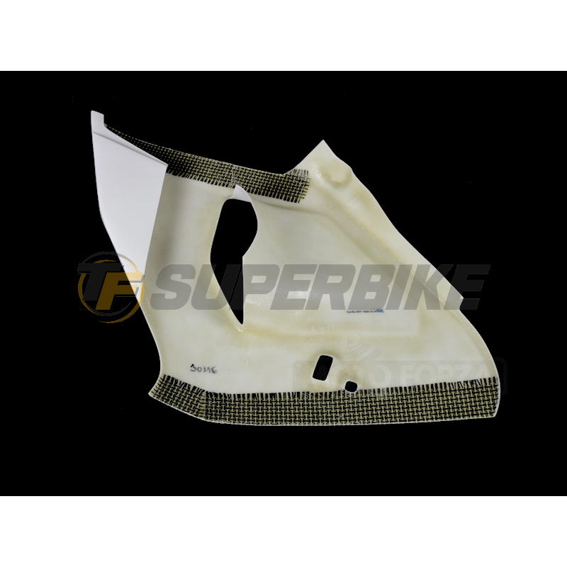 Carenado de fibra Racing Aprilia RSV Mille 1000 2001-2003 con colín para asiento original v2