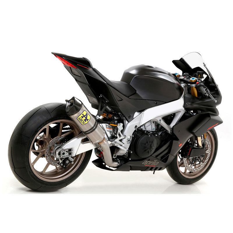 Escape Race-Tech homologado titanio fondo carbono Aprilia RSV4 / Tuono V4 2019-2020