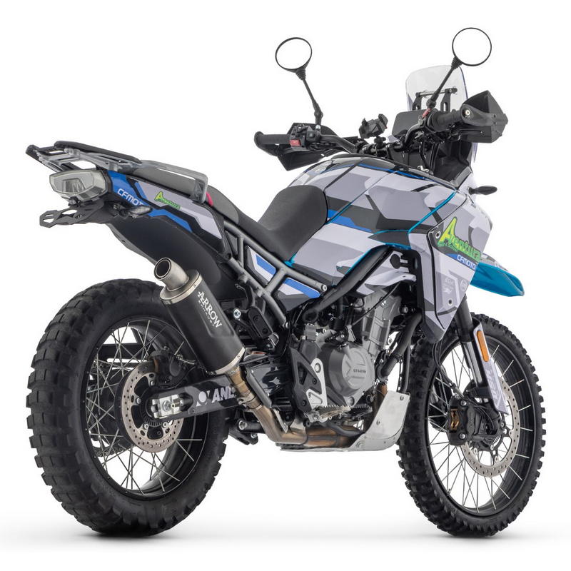 Escape Indy Race EVO aluminio Dark CF MOTO 450 MT 2024