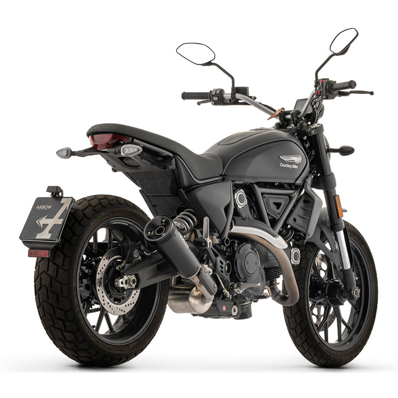 Escape Rebel con fondo en aluminio Dark Ducati Scrambler 800 2025 - 2026