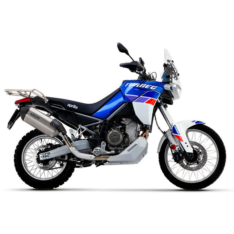 Escape Sonora titanio homologado Aprilia Tuareg 660 2022-2023