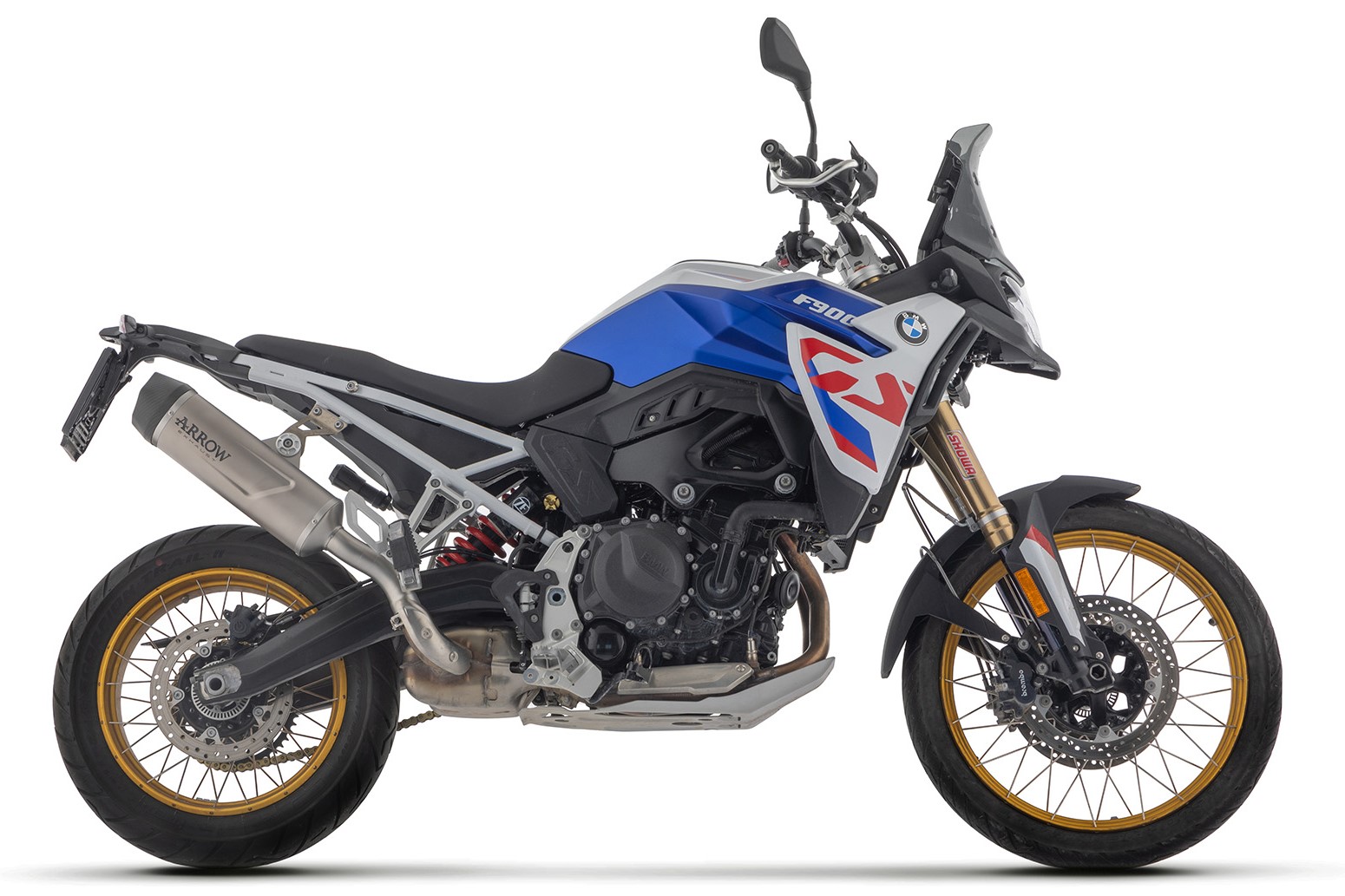 Escape Indy-Race titanio fondo carbono BMW F800GS / F900GS / Adventure 2024-2025