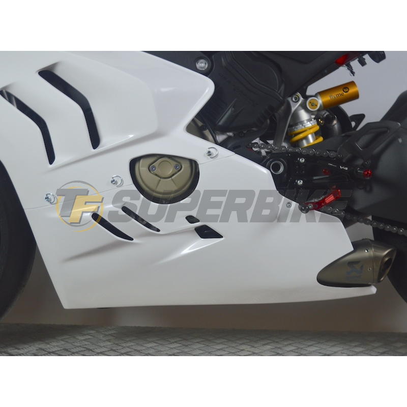 Carenado de fibra Ducati Panigale V4 / V4S / V4R 2023-2024 escape Akrapovic