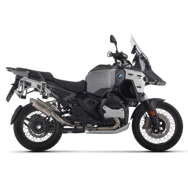 Escape Indy Race EVO titanio fondo en acero BMW R1300GS / Adventure 2024-
