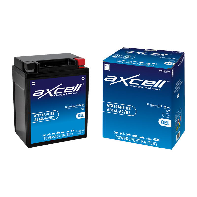 Batería moto GEL ATX14AHL-BSAB14L-A2B2