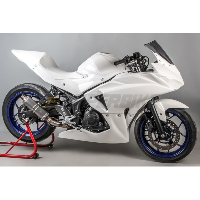 Carenado de fibra Yamaha R3 2015-2018