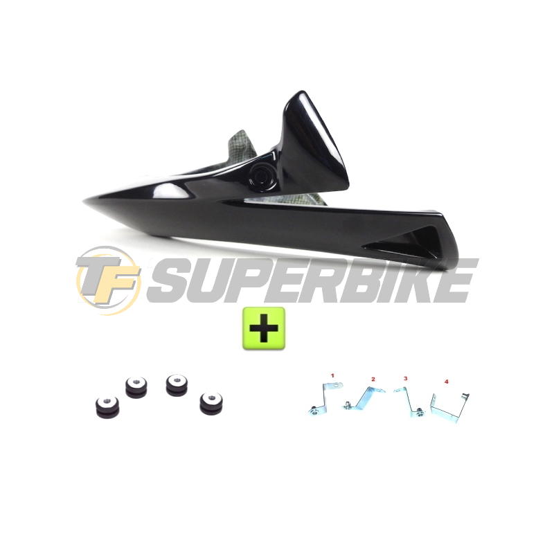 Quilla fibra de vidrio Kawasaki Z1000 2007-2009 con kit de montaje