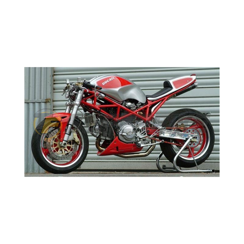 Quilla fibra de vidrio Ducati Hypermotard 796 / 900 SS / S2R / S4R / Supersport 1000 con kit de montaje