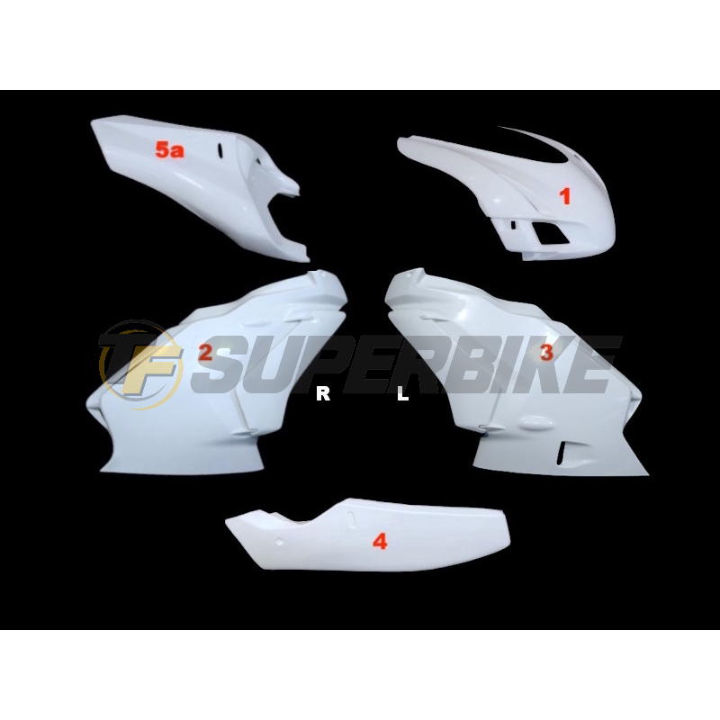 Carenado de fibra Ducati 749 / 999 2003-2004 colín asiento original