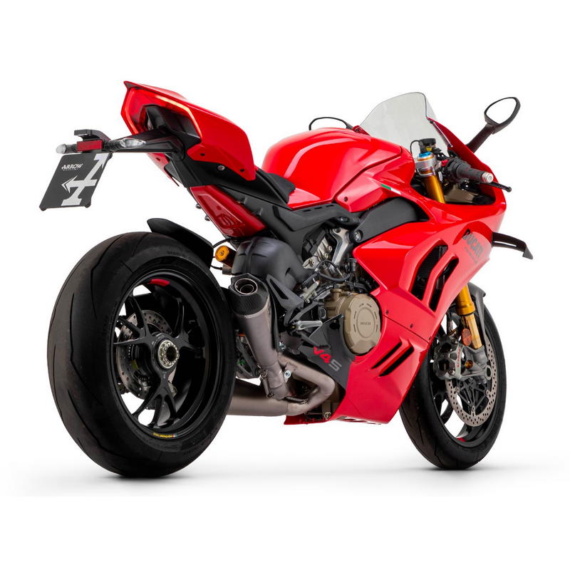Escapes Works titanio Ducati Panigale V4 / Streetfighter V4 con conectores titanio